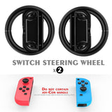 NNEDSZ Switch Games Steering Wheel Bracket - Compact - Red Blue