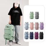 NNEDSZ Waterproof Gym Bag - Shoe Compartment Included - Fog Blue