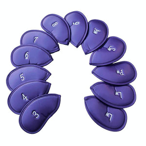NNEDSZ Versatile Golf Hat Cover with 12-in-1 Functionality - Purple Tabby