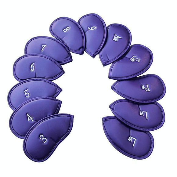 NNEDSZ Versatile Golf Hat Cover with 12-in-1 Functionality - Purple Tabby