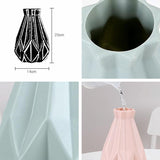 NNEDSZ Drop-resistant Vase for Creative Living Room Flower Arrangements - Green