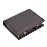 NNEDSZ Rfid Blocking Short Wallet With Automatic Pop Up