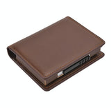 NNEDSZ Rfid Blocking Short Wallet With Automatic Pop Up