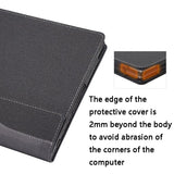 NNEDSZ Protective Laptop Case for Hp Envy X360 15 Leather - Wine Red