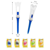 NNEDSZ 20-Pack Golf Ball Tee Holder For Competition - 83Mm Spike Balls - Blue