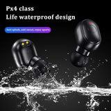 NNEDSZ Waterproof Mini Touch-Control Bluetooth Earphones With Noise Cancelling