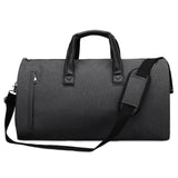 NNEDSZ Shoe Compartment Travel Suit Bag - Compact & Organized - Dark Grey
