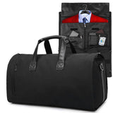 NNEDSZ Shoe Compartment Travel Suit Bag - Compact & Organized - Dark Grey