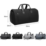 NNEDSZ Shoe Compartment Travel Suit Bag - Compact & Organized - Dark Grey