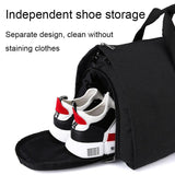 NNEDSZ Shoe Compartment Travel Suit Bag - Compact & Organized - Dark Grey