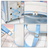 NNEDSZ Mini Clear Kids Backpack with Bow - Perfect for School - Green