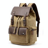 NNEDSZ Student Canvas Backpack - Compact And Stylish - Navy