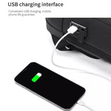 NNEDSZ Large Capacity Waterproof Laptop Backpack with Usb Port for Business Travel - Black