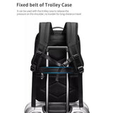 NNEDSZ Large Capacity Waterproof Laptop Backpack with Usb Port for Business Travel - Black