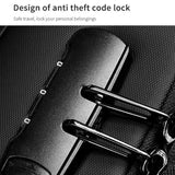 NNEDSZ Large Capacity Waterproof Laptop Backpack with Usb Port for Business Travel - Black