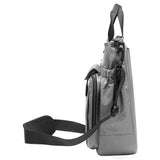 NNEDSZ Multi Compartment Laptop Handbag Lightweight Large Capacity Messenger Bag - Grey