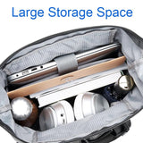 NNEDSZ Multi Compartment Laptop Handbag Lightweight Large Capacity Messenger Bag - Grey