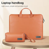NNEDSZ 15 Inch Waterproof Laptop Bag with Power Pack and Inner Pouch - Black