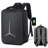 NNEDSZ Waterproof Business Laptop Backpack with Usb Port - Multifunctional - Dark Gray - 17 Inch