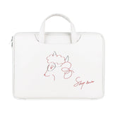 NNEDSZ 14.1-15.4 Inch Lightweight Printed Laptop Bag in Pu Material - Sheep Head