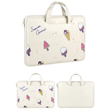 NNEDSZ 14.1-15.4 Inch Lightweight Printed Laptop Bag in Pu Material - Sheep Head