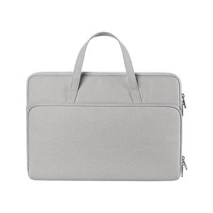 NNEDSZ 14.1-15.4 Inch Waterproof Laptop Bag - Durable and Stylish - Elegant Gray