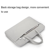 NNEDSZ 14.1-15.4 Inch Waterproof Laptop Bag - Durable and Stylish - Elegant Gray