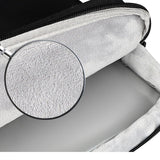 NNEDSZ Detachable Shoulder Strap Laptop Bag - 14.1-15.4 Inch Thickened Polyester - Silver Gray