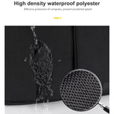 NNEDSZ Detachable Shoulder Strap Laptop Bag - 14.1-15.4 Inch Thickened Polyester - Silver Gray