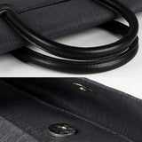 15.6 Inch Waterproof Laptop Case - Portable and Durable - Mysterious Black