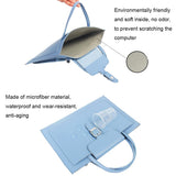 NNEDSZ 15-inch Waterproof Laptop Bag with Power Pack - Portable - Sky Blue