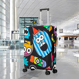Thick Elastic Luggage Cover for Outdoor Travel - Fits 22-24 Inches - T-018 - L (22-24 Inches)