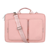 NNEDSZ 15.6 Inch Detachable Shoulder Laptop Bag - Thickened Polyester - Silver Gray