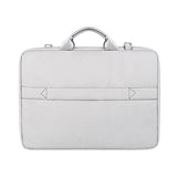 NNEDSZ 15.6 Inch Thickened Polyester Laptop Bag - Silver Gray