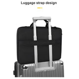 NNEDSZ 15.6 Inch Thickened Polyester Laptop Bag - Silver Gray