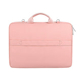 NNEDSZ 15.6 Inch Thickened Polyester Laptop Bag - Silver Gray
