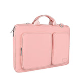 NNEDSZ 15.6 Inch Thickened Polyester Laptop Bag - Silver Gray
