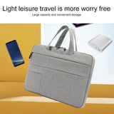 NNEDSZ 15.6 Inch Waterproof Laptop Handbag in Oxford Cloth - Grey