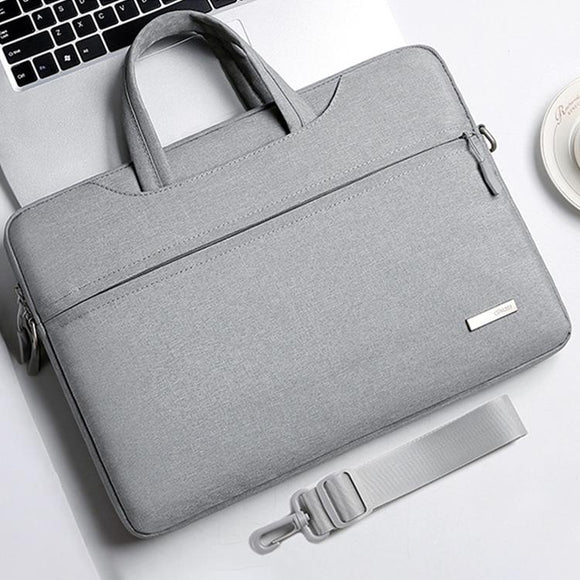 NNEDSZ 15.6 Inch Inner Bag with Shoulder Strap for Handbag or Laptop - Grey
