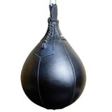 NNEDSZ Adult Hanging Speed Ball For Boxing Fitness - Free Punching Bag - Pear Shape Red & Black