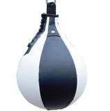 NNEDSZ Adult Hanging Speed Ball For Boxing Fitness - Free Punching Bag - Pear Shape Red & Black