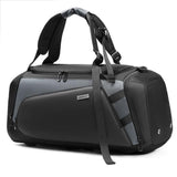 NNEDSZ Separate Wet / Dry Large Gym Bag - Dark Grey