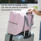 NNEDSZ Folding Travel Bag With Trolley Case For Luggage