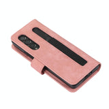 NNEDSZ Samsung Galaxy Z Fold 4 Leather Phone Case With Pen Slot - Horizontal Flip