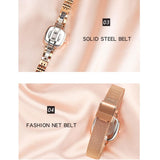 NNEDSZ Women Oval Dial Quartz Watch With Simple Bar Scale