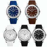 NNEDSZ Waterproof Men Multifunctional Outdoor Watch - Black Belt White Noodles