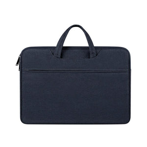 NNEDSZ 13.3 Inch Waterproof Laptop Handbag with Shock-absorbing Capacity - Navy Blue