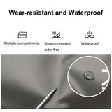 NNEDSZ Waterproof Gym Bag - Compact and Durable - Grey