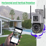 NNEDSZ Smart Dual Lens Wifi Dome Camera - Hd