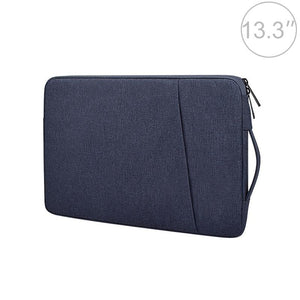 NNEDSZ 13.3 Inch Laptop Felt Sleeve Protective Case Carrying Bag - Navy Blue